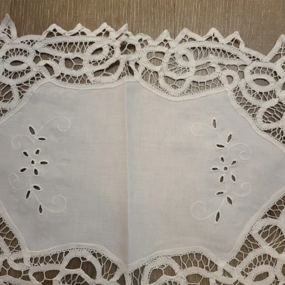 White Lace Placemats